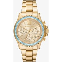 Michael Kors Ladies Everest Chronograph Green Stone Watch MK7210