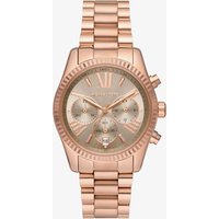 Michael Kors Ladies Lexington Rose Gold Chronograph Watch MK7217