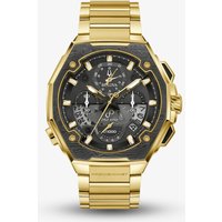 Bulova Mens Series X Gold Tone Chronograph Watch 98B429