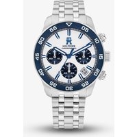 Tommy Hilfiger Mens TH85 Silver Chronograph Watch 1792157