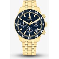 Tommy Hilfiger Mens TH85 Gold Tone Chronograph Watch 1792158