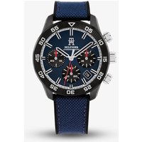 Tommy Hilfiger Mens TH85 Blue Chronograph Fabric Strap Watch 1792183