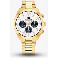 Tommy Hilfiger Mens Hudson Chronograph Gold Tone Watch 1710723