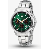 Maserati Mens Successo Green Chronograph Watch MSR8873621043
