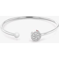 Tommy Hilfiger Stainless Steel Crystal Open Bangle 2780570