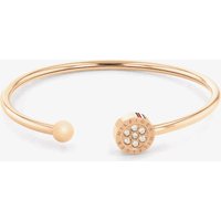 Tommy Hilfiger Rose Gold Tone Crystal Open Bangle 2780578