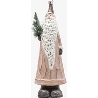 Terracotta Santa With Christmas Tree Ornament XM14382
