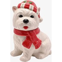 Christmas Westie Ceramic Treat Jar XM15506