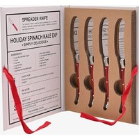 Festive Red Charcuterie Spreaders Set J6954
