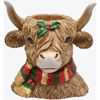 Christmas Highland Cow Tealight Holder XM15886