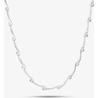 Pre-Owned 18ct White Gold 0.75ct Brilliant Cut Diamond 17 Inch Necklace 41142329