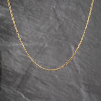 Second Hand 9ct Yellow Gold 3+1 Link 18 Inch Figaro Chain 41162492