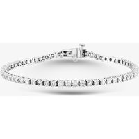 Pre-Owned 9ct White Gold 2.00ct Brilliant Cut Diamond 7.5 Inch Tennis Bracelet 41281370