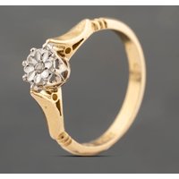 Pre-Owned Yellow Gold Diamond Solitaire Ring 41383657