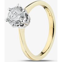 Pre-Owned 18ct Yellow Gold Certificated 1.07ct Brilliant Cut Diamond Solitaire Ring 41481647