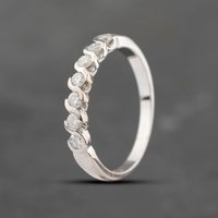 Pre-Owned 18ct White Gold 0.35ct Brilliant Cut Diamond Half Eternity Ring 41482171
