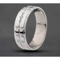 Pre-Owned 18ct White Gold Brilliant Cut Diamond Set 7mm Wedding Ring 41871358