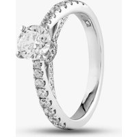 Pre-Owned 14ct White Gold 0.72ct Brilliant Cut Diamond Solitaire Ring 431215637