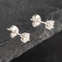 Pre-Owned 18ct White Gold 0.38ct Brilliant Cut Diamond Stud Earrings 43171124
