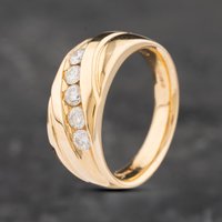 Pre-Owned 14ct Yellow Gold Diamond Ring 4328669