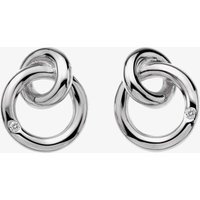 Hot Diamonds Eternity Silver Diamond Circles Stud Earrings DE308