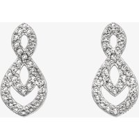 Hot Diamonds Harmony White Topaz Earrings DE609