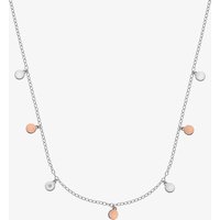 Hot Diamonds Silver and Rose Gold Plated Monsoon Necklace DN137