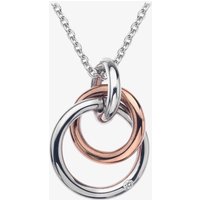 Hot Diamonds Silver and Rose Gold Plated Eternal Pendant DP373