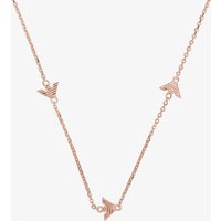 Emporio Armani Ladies Tiny Shiny Logo Rose Gold Tone Necklace EG3502221