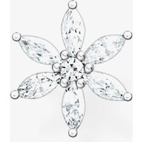The Jewel Hut THOMAS SABO Sterling Silver Cubic Zirconia Flower Single Stud Earring H219605114