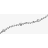 18ct White Gold 2.50ct Diamond Cluster Bracelet HSB1015(2.50CT)S
