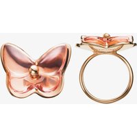 Baccarat Papillon Rose Gold Plated Crystal Butterfly Ring 2804130