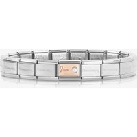 Nomination CLASSIC Rose Gold and Silver June White Pearl Bracelet 430508/06