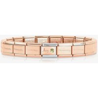 Nomination CLASSIC Rose Gold August Peridot Bracelet 430508/08
