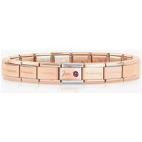 Nomination CLASSIC Rose Gold January Garnet Bracelet 430508/01