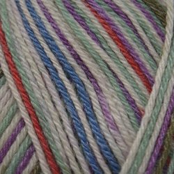 Rico Superba Bamboo 4 Ply - Red-Mint (040)