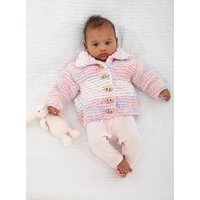 Jacket, Cardigan and Waistcoat in in King Cole Fruitilicious (6236)