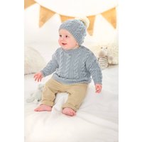 Jacket, Cardigan and Waistcoat knitted in King Cole Fruitilicious (6238)