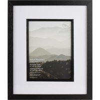 Black Mounted Inlay Box Frame - Black / 8 x 6in