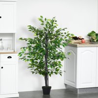 Outsunny Artificial Banyan Plant - Green