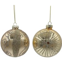 Majestic Metallics, Shiny Gold Glitter Bauble - Gold Majestic Metallics, Shiny Gold Glitter Bauble - Gold