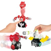 2 Battle Robots See Them Fight - Red and Green