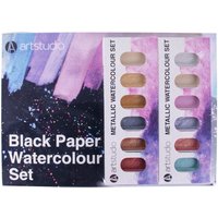 Black Paper Watercolour Set