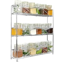 3 Tier Herb and Spice Rack - Chrome