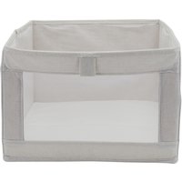Foldable Fabric Clothes Storage Organizer - Beige