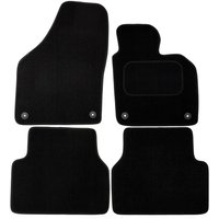 VW Tiguan Mk1 Car Mats Tailored Carpet 2007-2016 4pc Floor Set - Black
