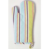 Osaka Purple Stripe Cotton Oven Glove - Purple