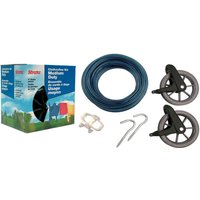 Strata Medium Duty Pulley Clothesline Kit - Blue