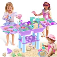 Kids Summer Outdoor Multifunctional Table Toy - Purple
