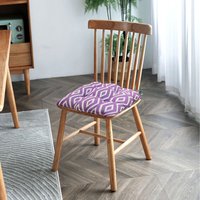 Seat Cushion Pads - Des 2 Purple